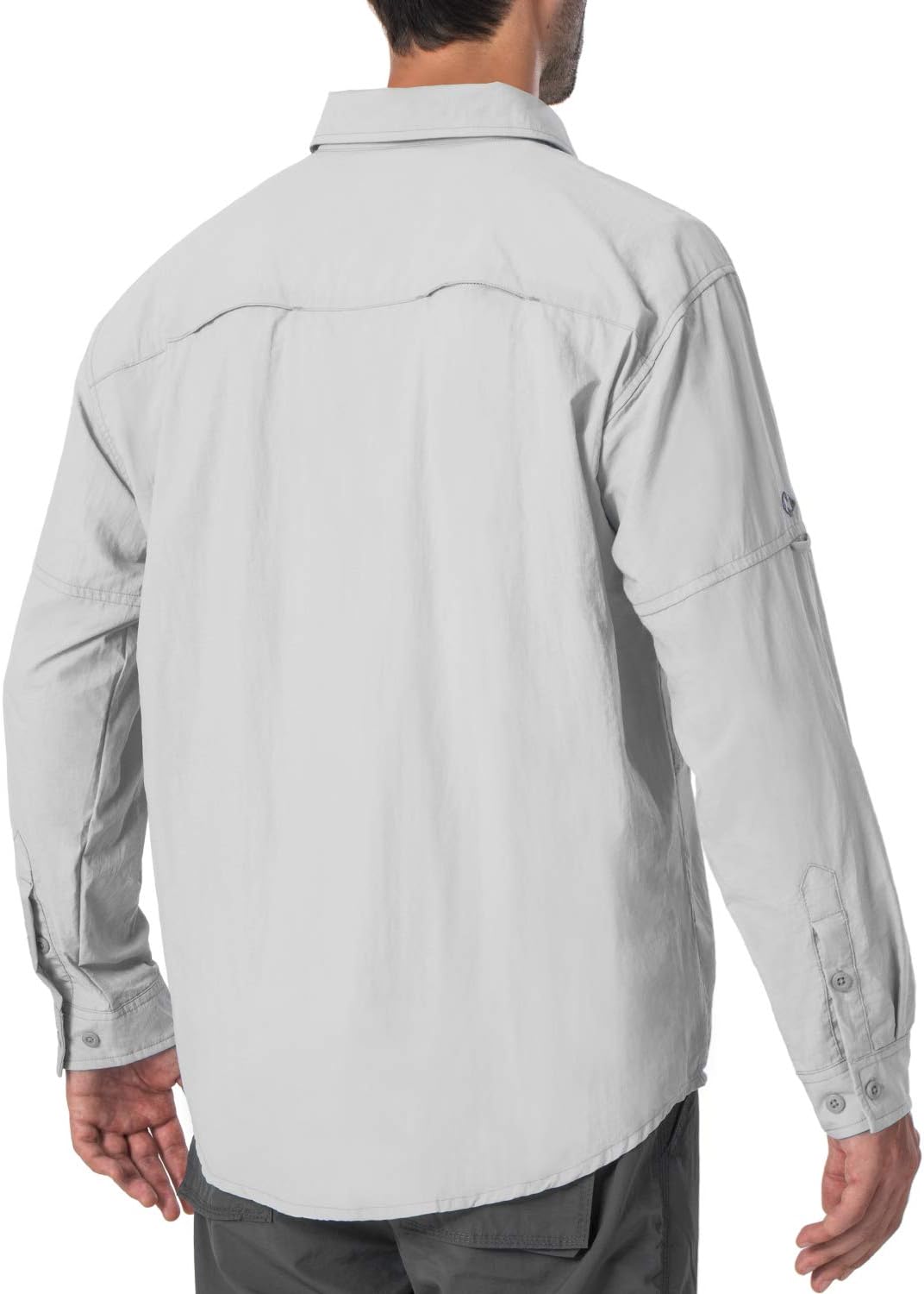Naviskin Men's UPF 50+ Sun Protection Outdoor Long Sleeve Shirt Lightweight Quick-Dry Cooling Fishing Shirts : Clothing
