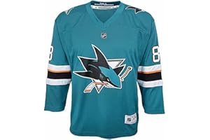 OuterStuff Brent Burns San Jose Sharks #88 Teal Youth Replica Home Jersey (Small/Medium 8-12)