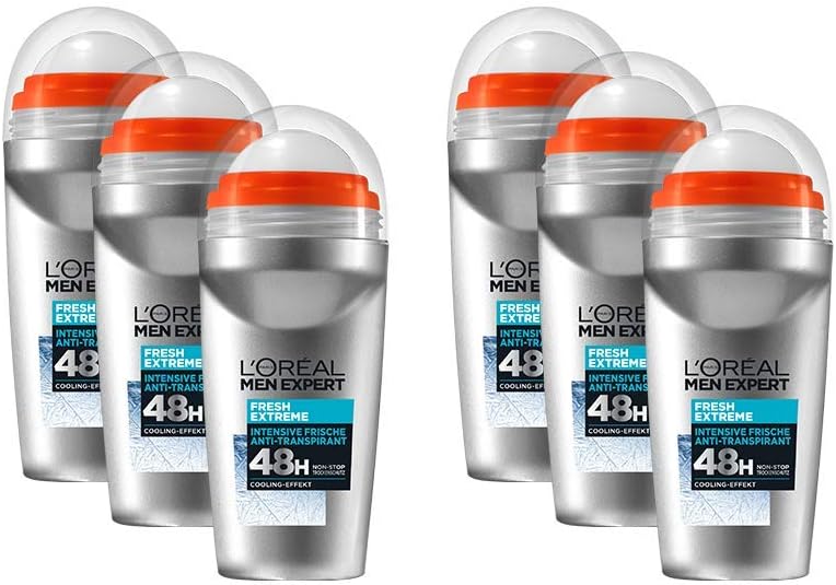 L’Oréal Men Expert Fresh Extreme Cooling Deodorant 72h 6 x 50 ml
