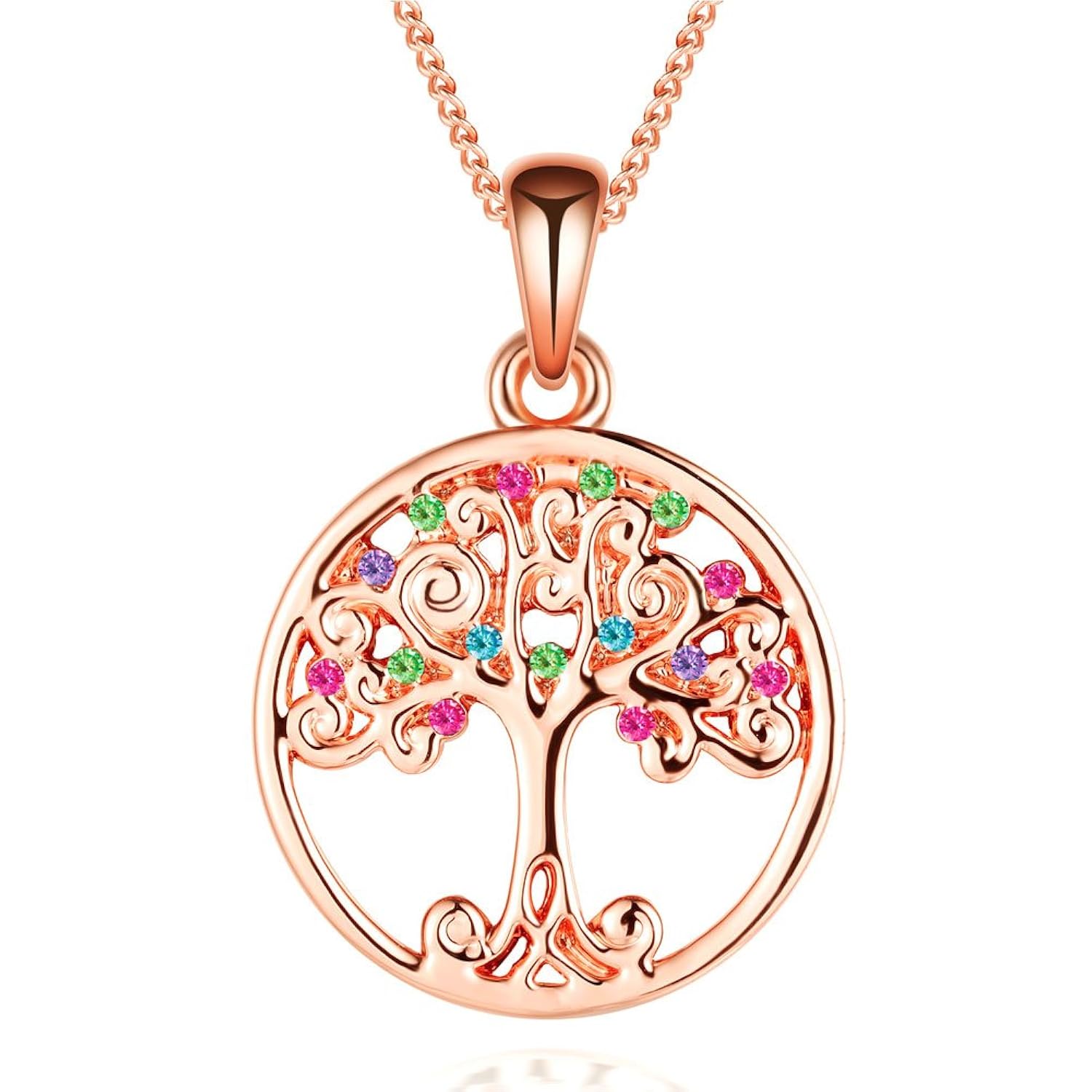 Collar del árbol de la vida de Murtoo decorado con elementos de