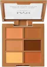 NYX Conceal, Correct, Contour Palette Deep Six Shades Creamy Formula view 4