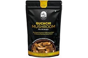 Shroom Boost Gucchi Mushroom | Kashmiri Morel Mushrooms | Nutrient-Rich, Heart-Healthy, and Versatile Culinary Delight | 100%