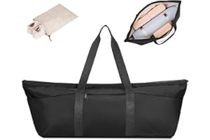 SPORTSNEW Large Yoga Mat Bag with Shoes Compartment and Wet Pocket Ladies Pilates Gym Tote Bag with Yoga Mat Holder Strap for Women Men Workout Carrier Stuff Accessories