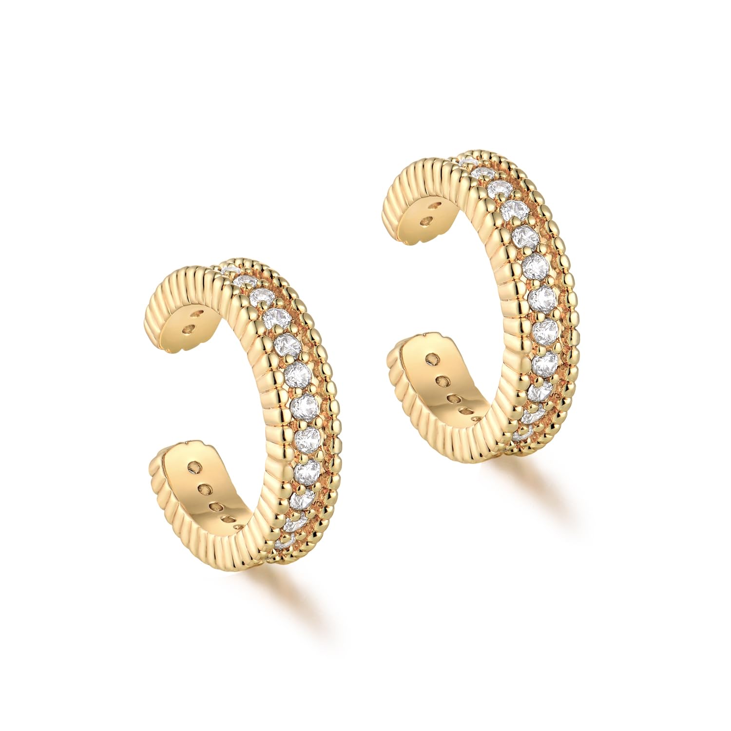 MYEARS Women Ear Cuff Earrings Gold Non Pierced