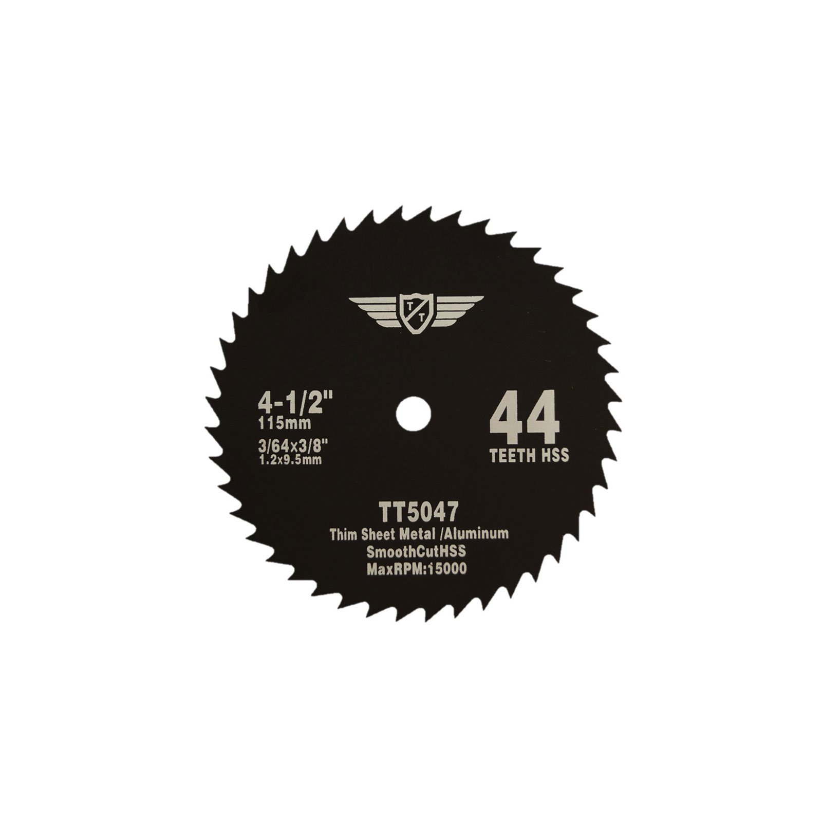 1 x TopsTools CS11544T 115mm 44T 9.5mm Bore HSS Saw Blades