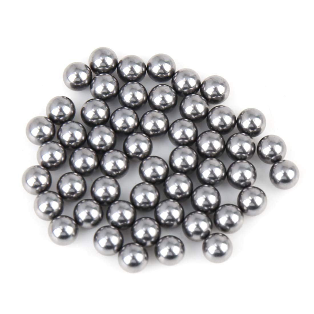 sourcing map 50 Pcs Replacing Parts 6mm Diameter Bike Bicyle Steel Ball Bearing