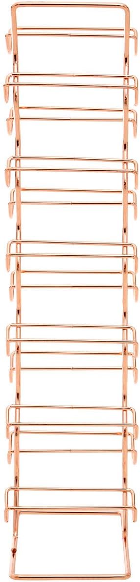 Premier Housewares 509916 Wine Rack, Copper Plated Iron Wire, One Size, Gold, Large - Image 4