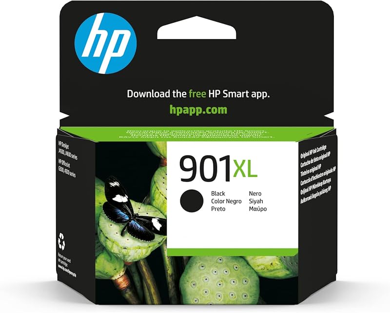 HP 901XL Black High Yield Original Ink Cartridge CC654AE OfficeJet 4500 J4580