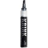 Krink K-75 Black Paint Marker - Vibrant and Opaque Fine Art Paint Pen for Any Surface - Permanent Graffiti Markers - Krink Paint Markers with Alcohol-Based Paint for Plastic Glass Paper and More