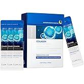FARMSTAY COLLAGEN WATER FULL MOIST SLEEPING MASK Intense Moisturizing Locks in Moisture Overnight Mask 0.13 fl oz X 20pcs