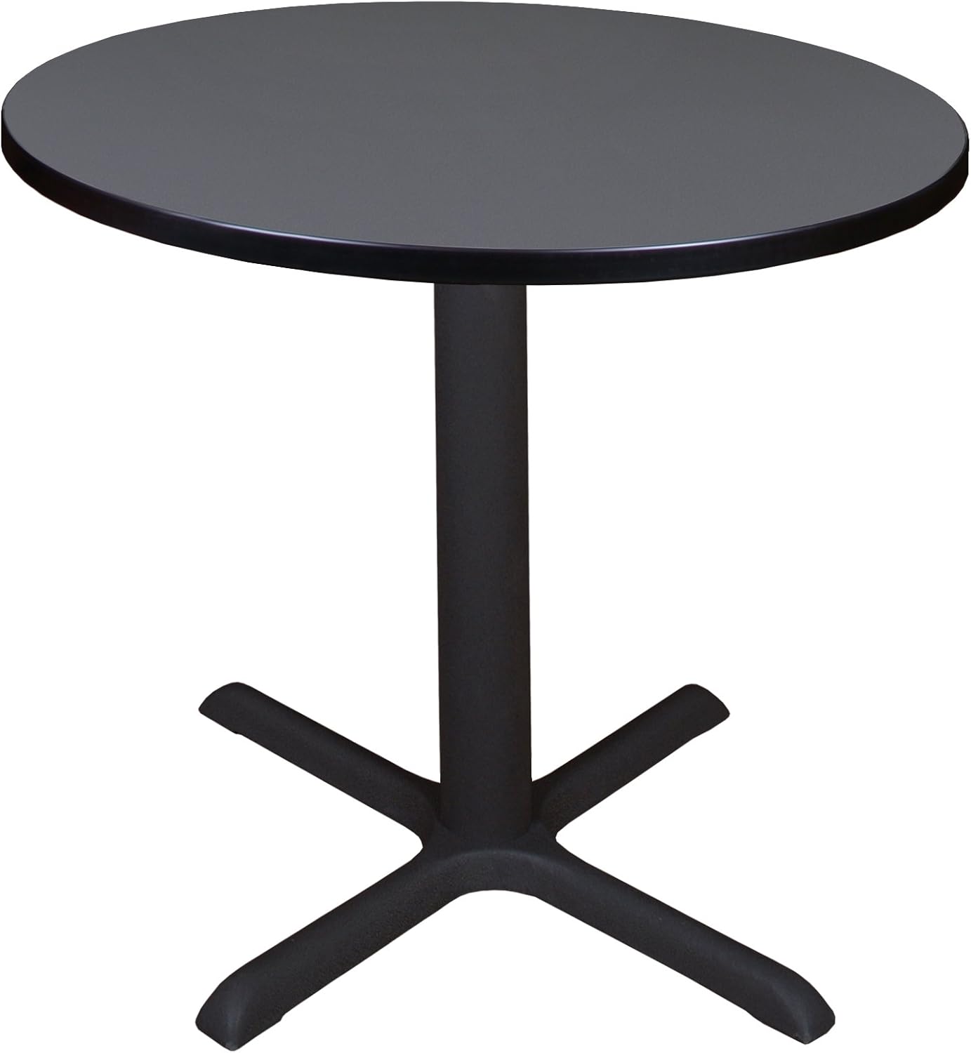 Regency Cali Round Breakroom Table, 30", Slate: Furniture & Decor