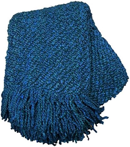 Canyon Decorative Woven Acrylic / Polyester Throw Color: Peacock
