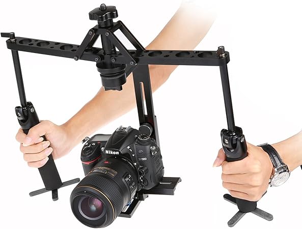 Amazon Eoogere ハンドヘルド機械スタビライザー アルミ合金製 ツイングリップジンバル 最大荷重8kg 専用収納バッグ付き Dslr Canon Nikon Sony Pentax Olympus ビデオカメラ デジタル一眼レフ Dvなどに対応 ビデオカメラサポート 通販