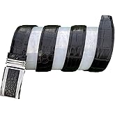 AIIigator Belt Men Leather Straight Belts Handmade Buckle Durable Dress Belt Classic Fashion Gift For Dad Boss Teacher