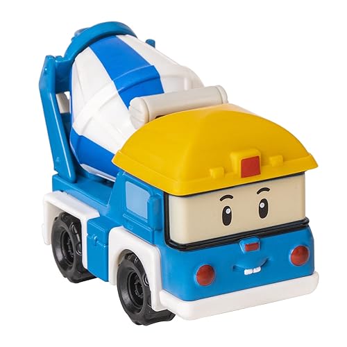 Robocar Poli, Pack DIE-CAST Metal Toy Cars, Construction Team