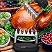Ablest 2 Pcs BBQ Pulled Pork Stainless Steel Barbecue Shredder Bear Claws Meat Handler Carving Forks