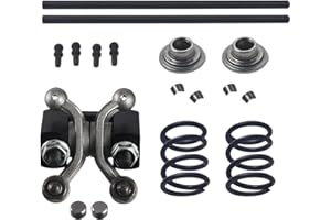 JOIQEXJ Racing Shaft Rocker Arm Set w Push Rod For Predator 212cc Non Hemi,Race retainers with 26lb Race Springs