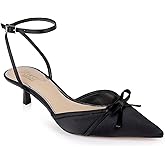 Jewel Badgley Mischka Talasia Pointed Toe Kitten Heels