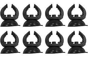 Generic 8 Pieces Aquarium Suction Cups Suckers Fish Tank Accessories Fixing Clips Firmly Hold in Place Lamp Clamps Sturdy wit