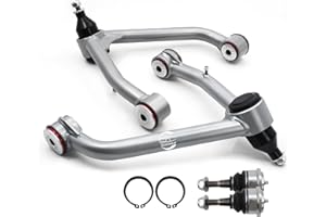 TASTONTUP Front Upper Control Arms for 2007-2018 Chevy Silverado1500 GMC, 2-4" Lift Tubular Steel Control Arm for 2007-2014 Suburban1500 & Avalanche, 2007-2020 GMC Sierra 1500 Yukon & Cadillac Escalade