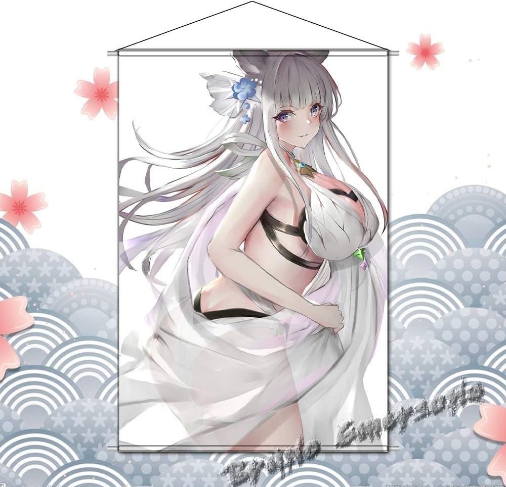 Amazon Bruno Emersona グランブルーファンタジー コルワ 掛ける絵 ポスター タペストリー 巻物 軸物 アニメ 部屋飾り壁 可愛い おしゃれ 萌え 90cmx60cm アニメ 萌えグッズ 通販