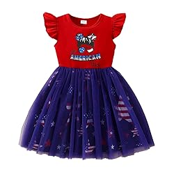 Toddler Girl 4th of July Outfit Red White and Blue