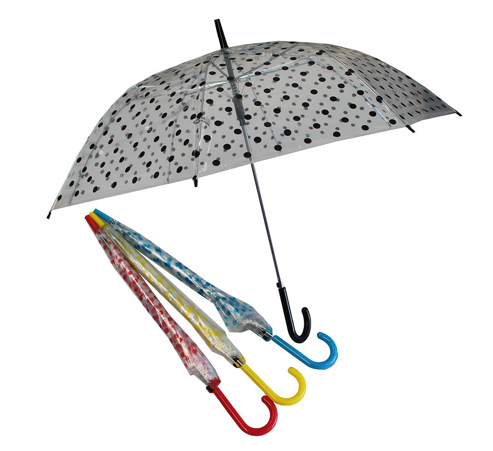 Guidetti Stick Umbrella, Transparent (Transparent) - REG302POIS