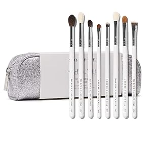 Morphe JACLYN HILL The Eye Master Collection Brush Set With Bag