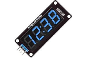 0.56" 4-Digit Seven-Segment LED Screen with SPI Interfaces, Anti-Interference Design for Microcontroller Timing Projects Segm