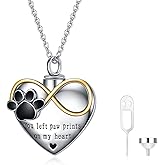 POPLYKE Urn Necklace for Ashes Sterling Silver Gifts for Women Men Her Grandma Cremation Necklace Jewelry