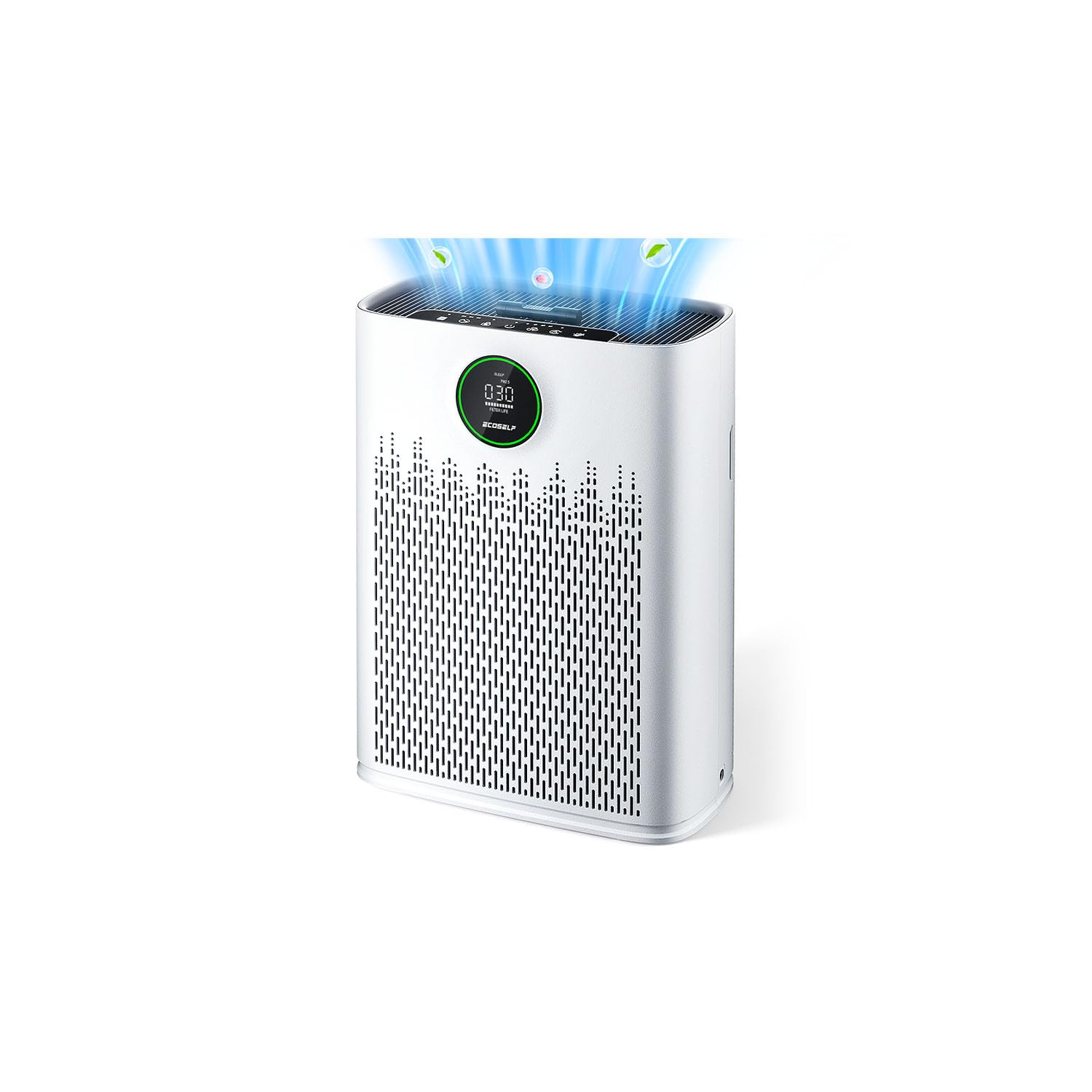 Photo 1 of Air Purifiers for Home Large Room, Cover Up to 2400 Ft² with True HEPA Filter, Smart Mode, PM2.5 Air Quality Display, 22dB Sleep Mode, Aromatherapy with 2X-Purification & 360°Air Outlet, HAP603
