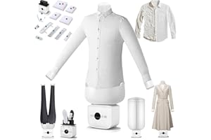 Automatic Ironing Machine for Home,Portable Electric Clothes Dryer,Inflatable Shirt Ironing Machine,Steamer for Clothes Tempe