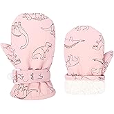 UTTPLL Lined Fleece Toddler Mittens Waterproof Infant Baby Toddler Kids Winter Mittnes Warm Ski Snow Gloves For Boys Girls