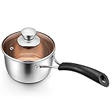 P&P CHEF 1 Quart Saucepan, Stainless Steel Saucepan