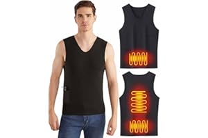 scosao Heated Underwear Thermal Tank Top Women Camisole Fleece Lined Base Layer Sleeveless Winter Warm Vest for Cold Weather