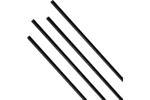 Aopin Carbon Fiber Rod Pultrusion 4mm(OD) for Quadcopter, DIY Project, Solid Matte Pole, Length 200mm, 4pcs