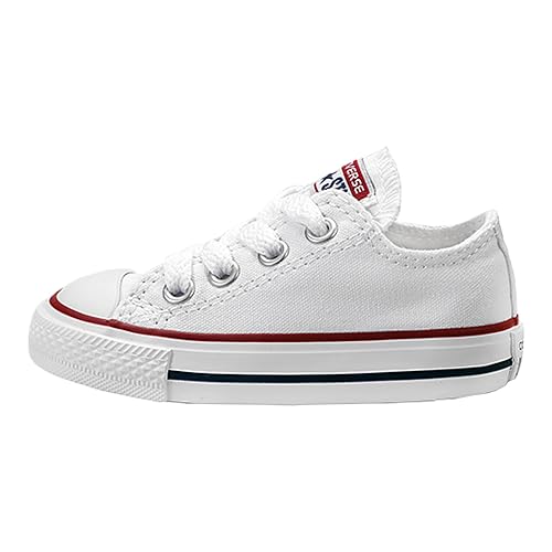 Converse Unisex Child Infant/Toddler Chuck Taylor All Star Ox - White - 10 TOD