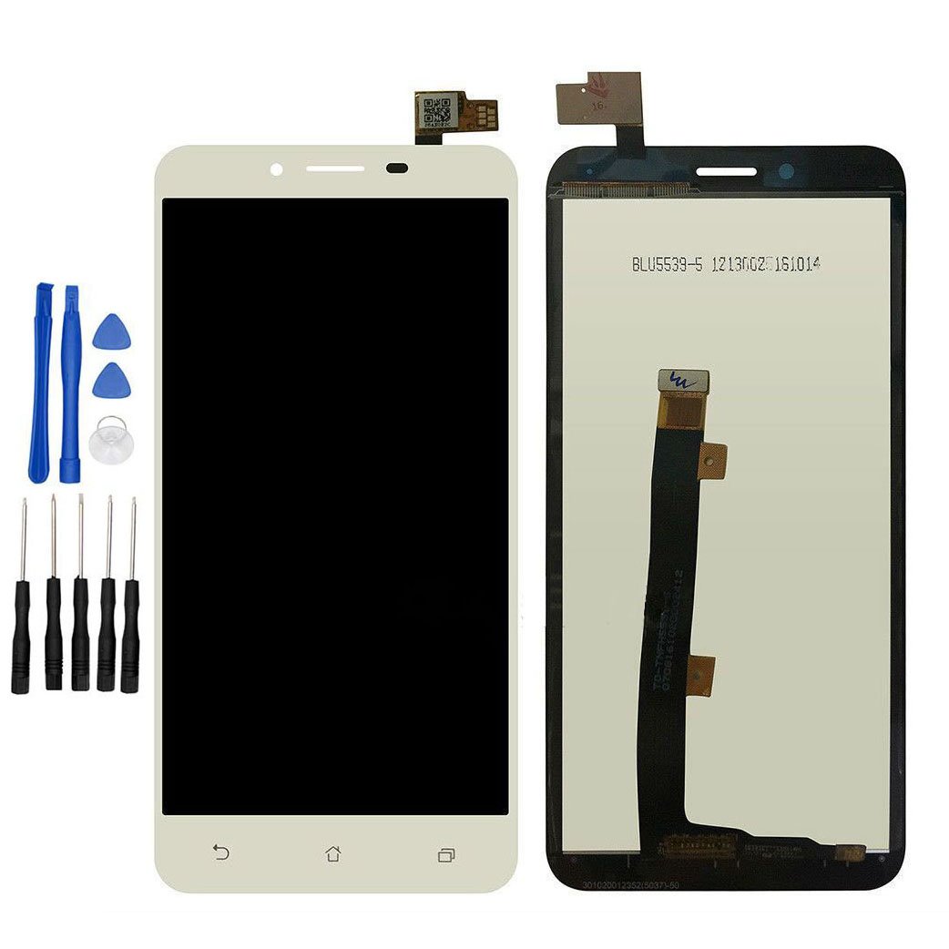ixuan for ASUS ZenFone 3 Max 5.5" ZC553KL X00DD LCD Display Touch Screen Digitizer Assembly Replacement Repair Part (White)