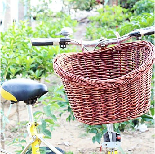 Firesports New Wicker Style Bicycle Bike Basket With Straps