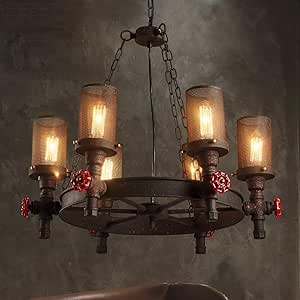 KFDQ Lámpara de Araña Decorada de Forma Novedosa, Restaurante de Viento