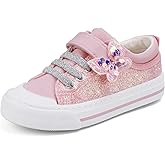 ToandonToddler Kids Sneakers Sparkle Fashion Glitter Sequins Canvas Shoes