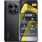 XIAOMI POCO M8 5G,Pantalla Flow AMOLED 6.77", Snapdragon® 6 Gen 3, Batería 5520 mAh, Cámara Dual AI 50 MP, Desbloqueado (Negr