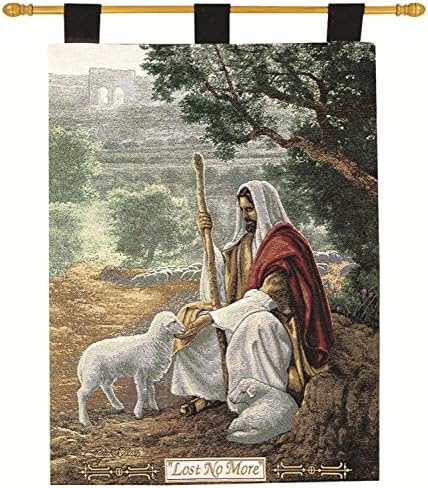 Greg Olsen "Lost No More" Religious Wall Art Hanging Tapestry 26" x 36"