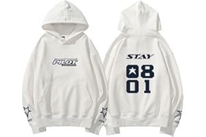 DHSPKN StrayKids 5 Star Album Merch Hoodie Felix Jisung Hyunjin Bangchan Concerts Hooded Sweatershirt Unisex Pullover Top