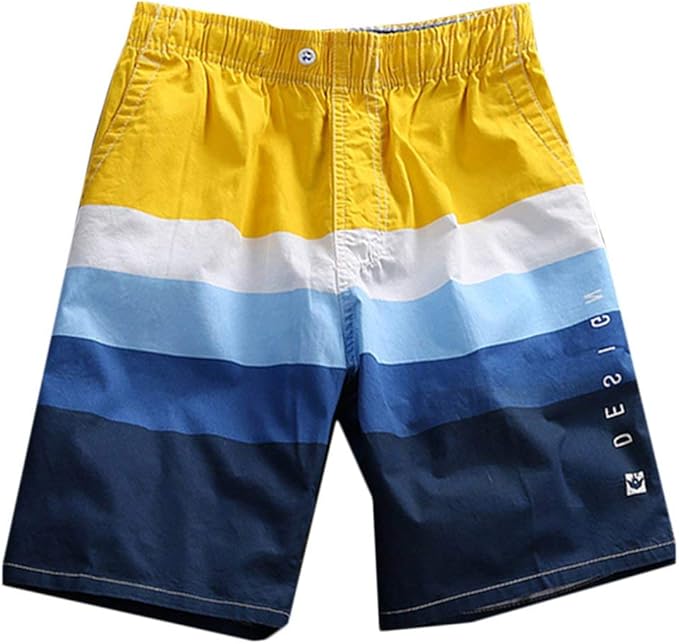 Men's Summer Shorts Shorts Leisure Shorts Knee Length Elastic Fashion
