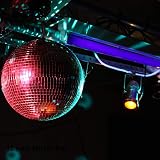 FX Lab 12-Inch Silver Mirror Ball Disco Ball DJ Party Light Reflective Sphere view 2
