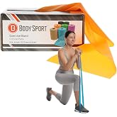 Body Sport Medium Resistance Exercise Band, Orange