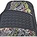 BDK Hawg Camo Seat Covers Heavy Duty Rubber Floor Mats w/Camouflage Inlay & Cushion Grip Steering Wheel Cover Set