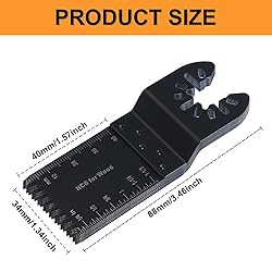CONNOO 50 Pack Oscillating Saw Blades, Multitool