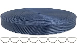 ZHFMLY ZHFMILY 3/8 inch Nylon Webbing Strap Flat Heavyweight Webbing Cloth Fabric Strapping for Handbag, Indoor&Outdoor Gear, Pet Collars, DIY Projects, Crafts, Sewing